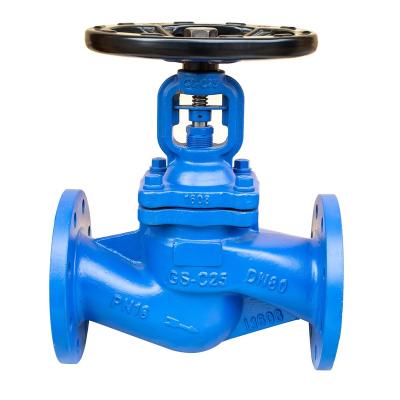 China General DIN Standard GS-C25/WCB Flanged Bellows Sealed Globe Valve for sale