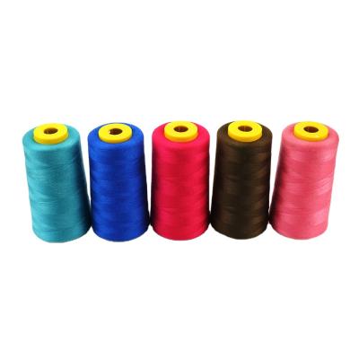 China High Tenacity Dyed Pattern 100% Polyester Material 44s/2 Lot Sewing Stock Sewing Thread for sale