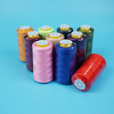 China Cheap High Tenacity China Sewing Thread Good Quality Dyed Yarns 100% Spun Polyester Yarns Working Materials Thread 40/2 for sale