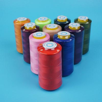 China China Wholesale Cheap 100% Polyester Sewing Thread High Tenacity Elastic For Hand Knitting Yarn Mercerized Thread For Sewing Weaving 20/2 for sale