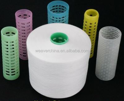 China For Polyester Yarn Plastic Tube Dyeing Plastic Sewing Thread Cone For Sewing Thread for sale