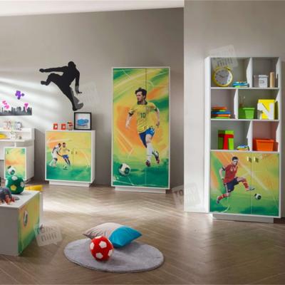 China Adjustable Modern Minimalist Home Children's Bedroom Two-Door Wardrobe Storage Cabinet (The Other) Wardrobe for sale