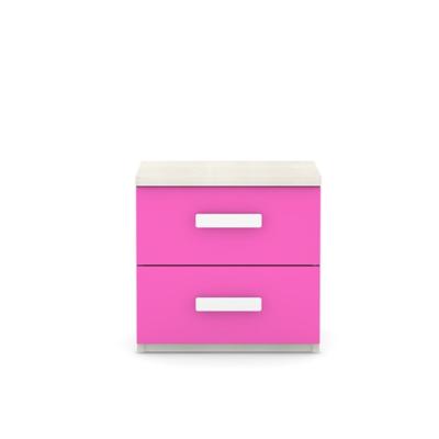 China Hot Selling Customized Handle Children's Furniture (Other) Bedroom Drawer Cabinet Bedside Table Double Adjustable for sale