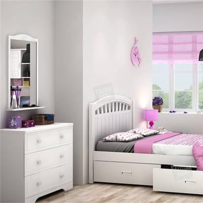 China Customized High Quality And Durable Full Set Of Bedroom Optional Children's Furniture Apartment Mirror for sale