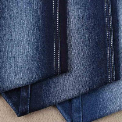 China Steep Price Denim Fabric Indigo Apparel Hand Denim Fabric Cotton Shrink-Resistant Blue Jeans Wholesales for sale