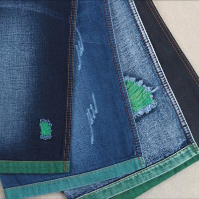 China Newest Single Color Shrink-Resistant Certificated Organic Denim Fabric for sale