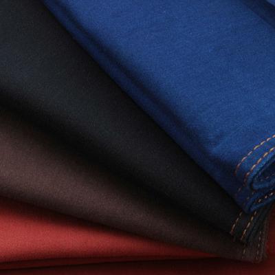 China Stretch Cotton Polyester Stretch Satin Denim For Jeans Fabric for sale