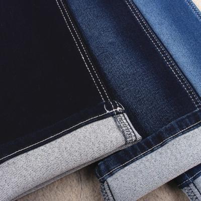 China Waterproof Knit Like Textile Jeans Fabric Cotton Polyester Indigo Denim Fabric For Jeans for sale