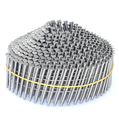 China Customized Q235 Flat 2.3*54mm Galvanized Smooth Screw Ring Coil Nails Framing Nails for sale