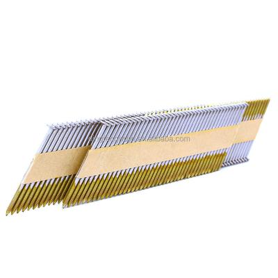 China Excellent Flat FOB Factory Annular Smooth Shank Diamond Point Paper Strip Framing Nails for sale