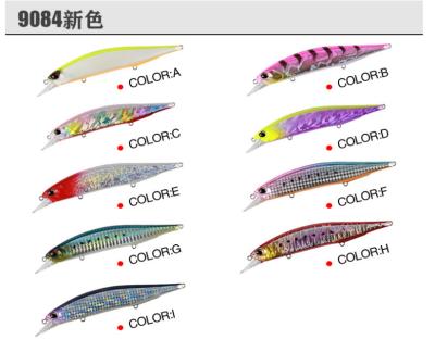 China ABS factory direct minnow plastic lure jerkbait minnow supplier hard plastic wobbler bait for sale