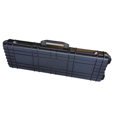 China Black Plastic Lockable Toolbox Gun Case Airsoft Military Portable Rifle Case Dustproof Shockproof Waterproof Long for sale