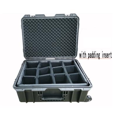 China Big size tool box waterproof shockproof dustproof plastichard case with wheels for equipment for sale