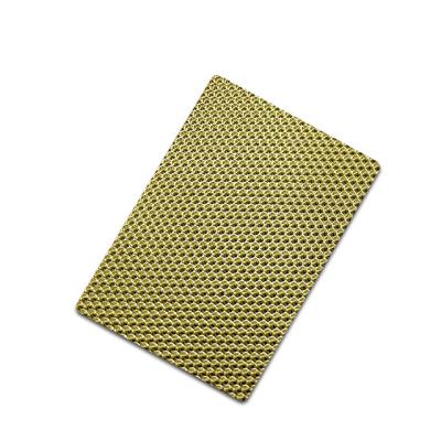 China Construction Foshan Factory Small Stainless Steel Water Dots Embossed Sheet for sale