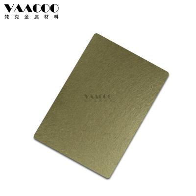 China Construction Foshan Factory 201 Stainless Steel 304 316 Vibration Champagne Gold Shiny Sheet for sale