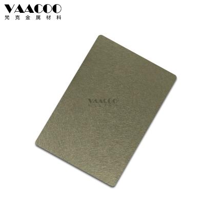 China Construction Foshan Factory 201 304 316 Stainless Steel Vibration Bronze Shiny Sheet for sale