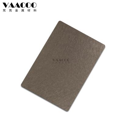 China Construction Foshan Factory 201 304 316 Stainless Steel Vibration Shining Copper Sheet for sale