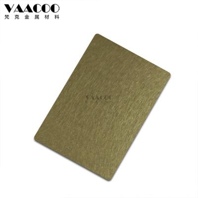 China Construction Foshan Factory 201 304 316 Stainless Steel Vibration Brass Shiny Sheet for sale