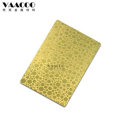 China Building Foshan Factory 201 Stainless Steel 304 316 Mirror Gold Elevator Door Panel Decorative Etched Sheet for sale