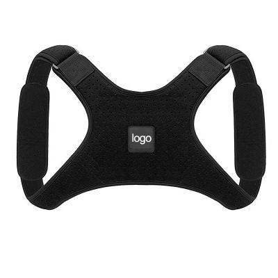 China Durable Adjustable Neoprene Upper Back Neck Posture Corrector Back Sitting High Quality Custom Made Shoulder Support for sale