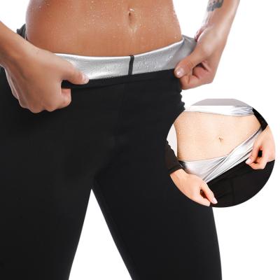 China Wholesale Hotel Body Shapers Slimming Shapewear Workout Pants For Women Corset Weight Loss Waist Trainer Sweat Sauna Suits Pants for sale