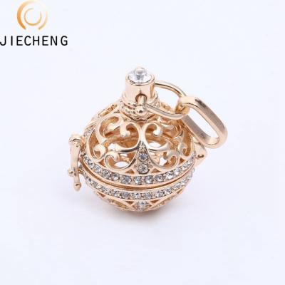 China New Korean Wholesale Silver Hiphop Design Ball Pendant Cage Pendant for sale