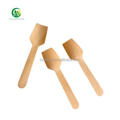 China Disposable Eco Friendly Stocked Biodegradable China Manufacture factory price free wood serving spoon wholesale folkulture wooden spoon for sale