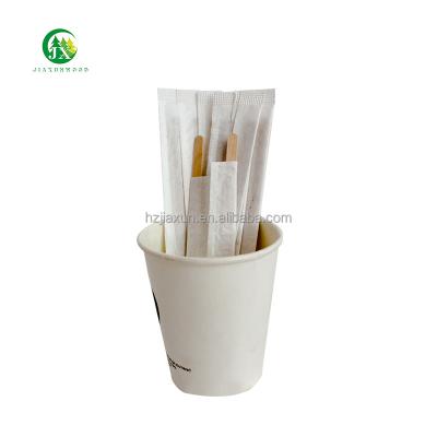 China Disposable Eco Friendly Stocked Biodegradable Disposable wooden stirring stick for sale