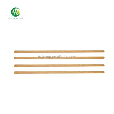 China Disposable Eco Friendly Stocked Biodegradable Eco-Friendly wood material plate for sticks  wholesale wooden stick for coffee/ice cream for sale