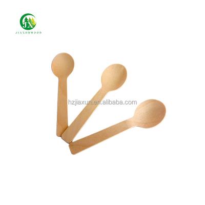 China Disposable Eco Friendly Stocked Biodegradable ice cream scoop wooden handle for sale