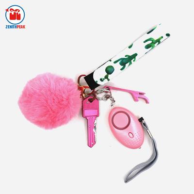 China Eco Friendly Multi Function Stick Self Defense Tool Multi Key Chain Alarm Self Defense Keychains for sale