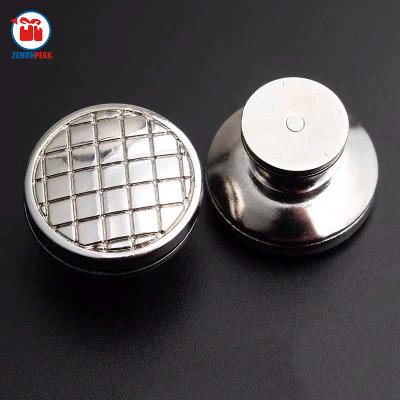 China Sublimation Jeans Metal Button Badge Pin Custom Button Pins For Nickel Free Jeans for sale