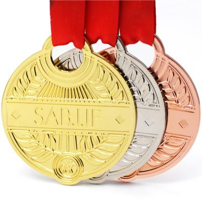 China USA Sports Custom Trophies And Medals Club Souvenir Medals With Baseball Pattern for sale