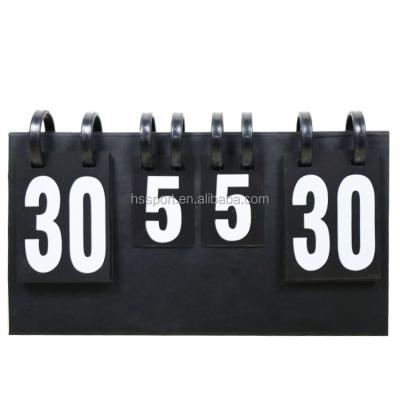 China High Quality 4 Digit Scoreboard Portable Manual Scoreboard Board Sports Competition Sports for Table Tennis Volleyball Football and Basketball for sale