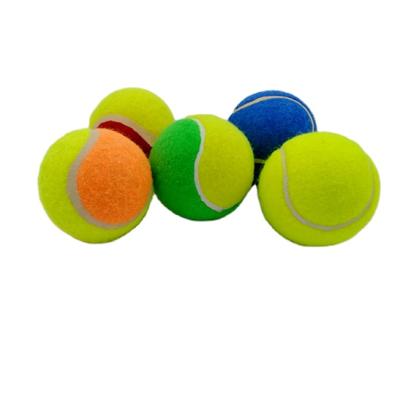 China Best Selling Eco-friendly Bulk Custom Wool Tennis Balls/Colorful Tennis Ball/Training Tennis Ball for sale