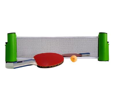 China Retractable ABS Plastic Table Tennis Post Table Tennis Net Set for sale