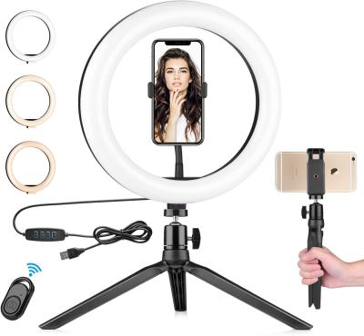 China 10inch adjustable usb color tempurate TECHNOLOGY changing RGB ring lighting 8inch/20cm 10inch/26cm 12inch/30cm makeup led selfie ring light for sale