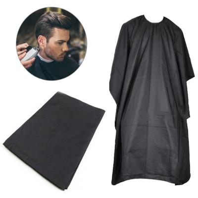 China Hairdressing Cape Hair Cutting Cape Custom Logo Black Salon Cape Polyester Hairdressing Cape Shawl Professional Hair Cutting Barber Cape for sale