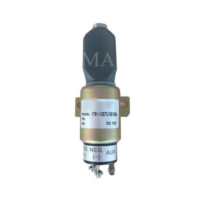 China Engineering Machinery Engine Diesel Fuel Shut Off Solenoid For 30643066 1751-12E7U1B1S5A SA-3933-12 for sale