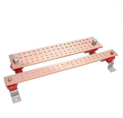 China Grounding System Earthing Busbar Support, copper busbar, electric busbar system for sale