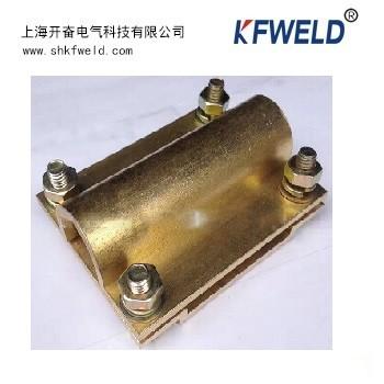 China Ground Tape to Tape Cross Square Clamp, Copper material, Good electric conduction for sale