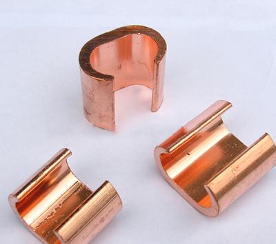 China Copper C cable clamp, Copper material, Good electric conduction for sale