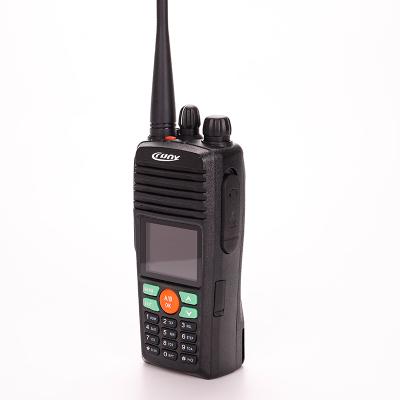 China Long Range 15km Large LCD Display 10Watt Dual Band VHF Radio UHF Walkie Talkie DT-8188 DT-8188 Handy Handheld Bi-Directional Display Transceiver for sale