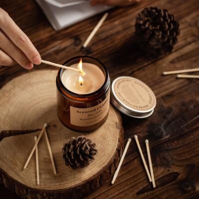 China Custom Eco-Friendly Private Label Home Decor Luxury Glass Candle Jars Scented Soy Wax Candles for sale