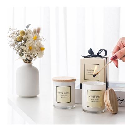 China Private Label Eco-Friendly Customize Luxury Holiday Gift Set Aromatherapy Scent Soy Wax Essential Oil Scented Candles for sale