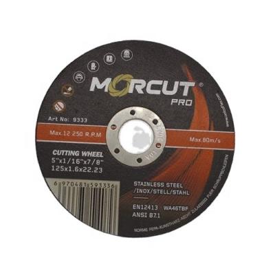 China White Aluminum Oxide 125x1.6 Abrasive metal disc angle grinder disco de corte saw blades cutting disc for sale