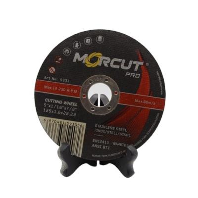 China 125x1.6 Superflex Metal Cutter Disc Tools Forklift Excavator Hardware Tool Cutting Disc for sale