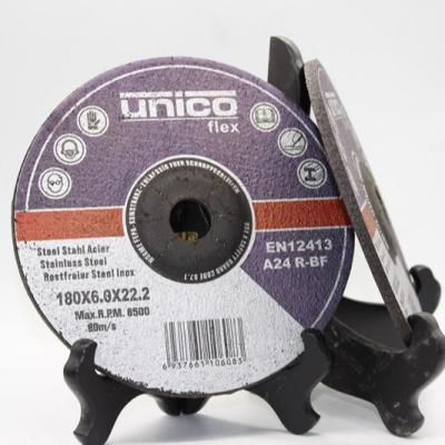 China Free Sample Grinding Wheel China Manufacturer Aluminum Abrasive Tools Material 180x6.0mm 7