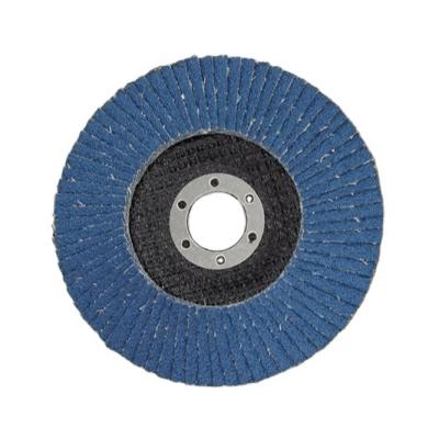 China High quality 125mm hardware DIY tools disc t27 p40-80 angle grinder zirconium fin weld polishing disc for sale