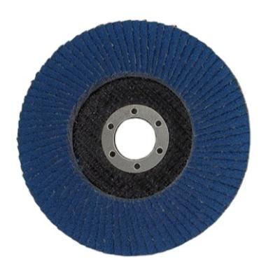 China High Quality 115mm Profession Tool Supplier Fin Wheel Grit 60 Angle Grinder Flap Abrasive Polishing Disc for sale